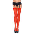 Leg Avenue Plus Size Sheer Stockings Red UK 14 to 18