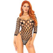 Leg Avenue Pothole Fishnet Bodysuit UK 6 to 12